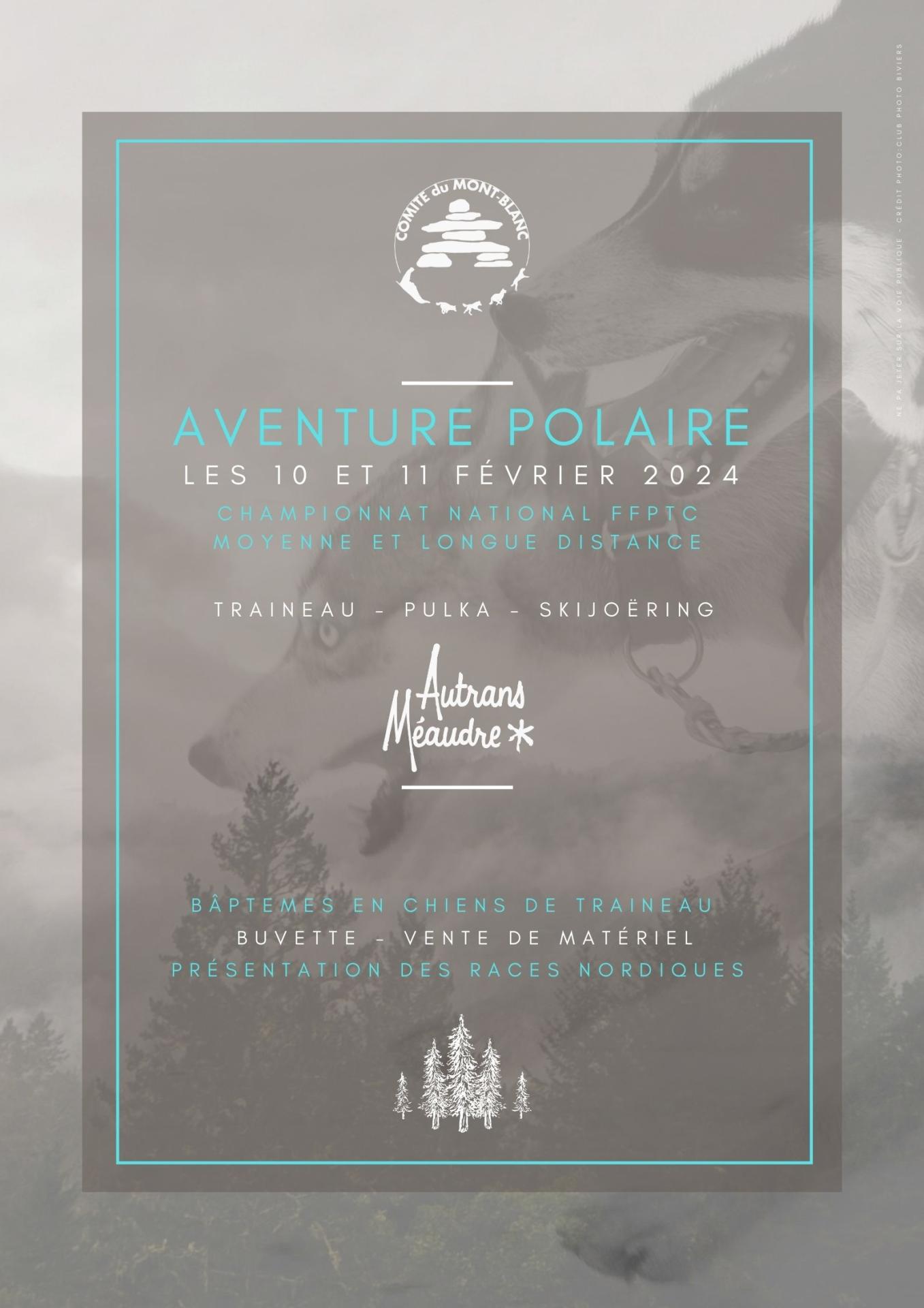 Affiche aventure polaire 2024