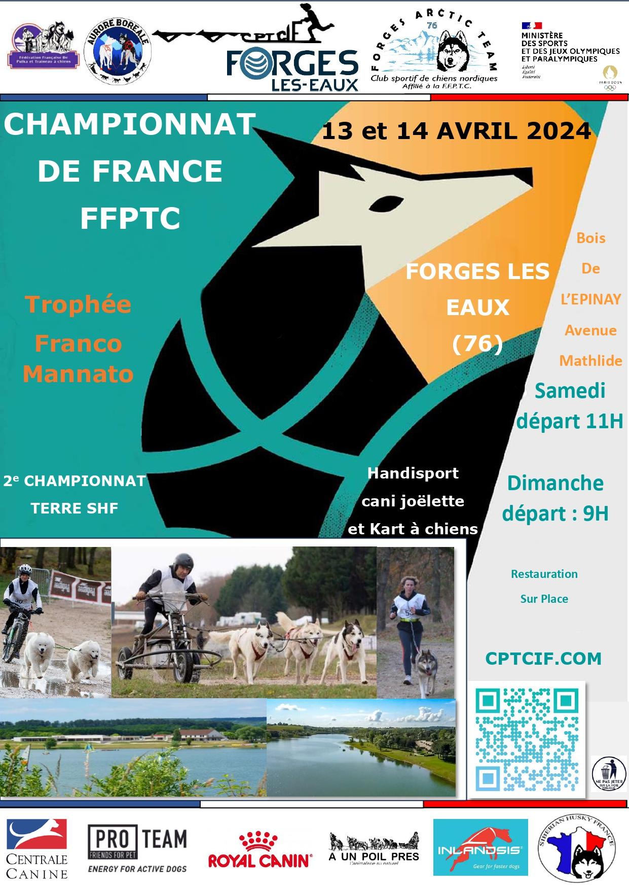 Championnat de France FFPTC Courses vertes à Forges les Eaux 13-14/04/2024